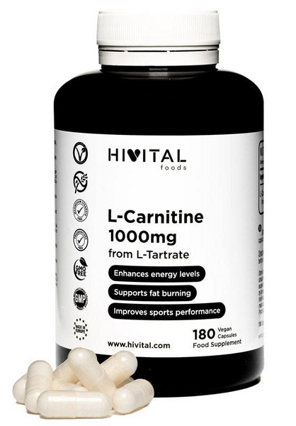 Hivital L-Carnitina 1000mg 180 Cápsulas