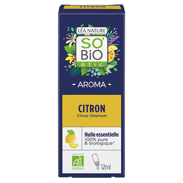 So'Bio Étic Huile essentielle citron biologique 12ml