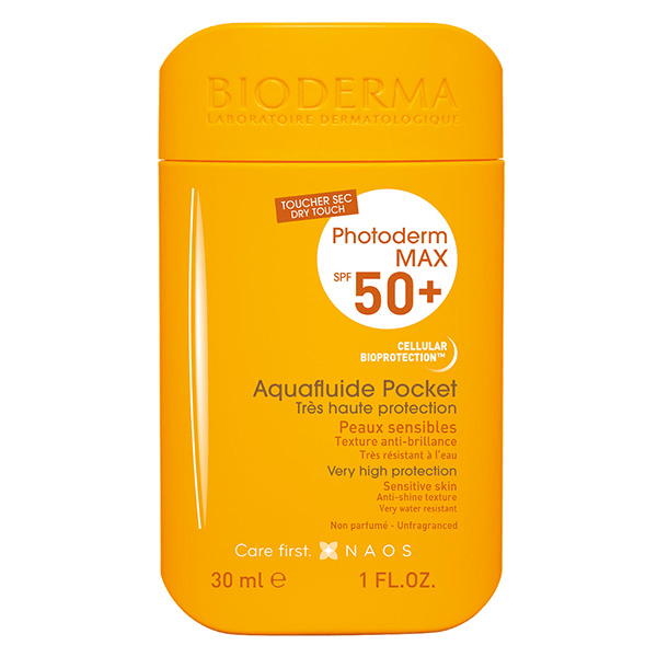 Photoderm Max Aquafluide Crème Solaire Peaux Sensibles SPF50+ 30ml 4
