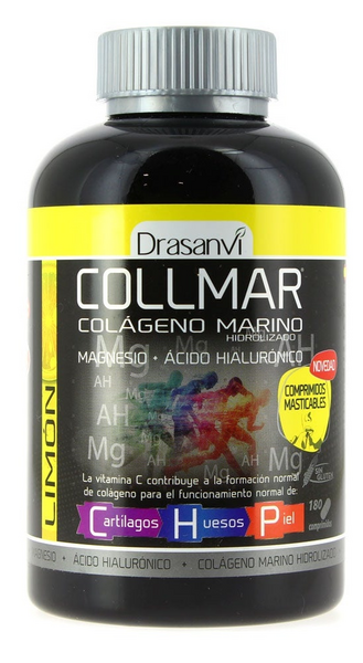 Collmar Colágeno Marino 180 Comprimidos Masticables Limón