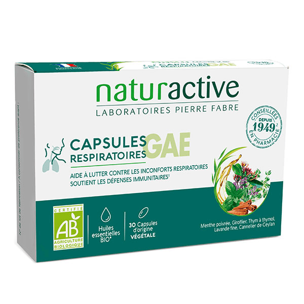 ORL Capsules respiratoires GAE Bio - 30 capsules 3