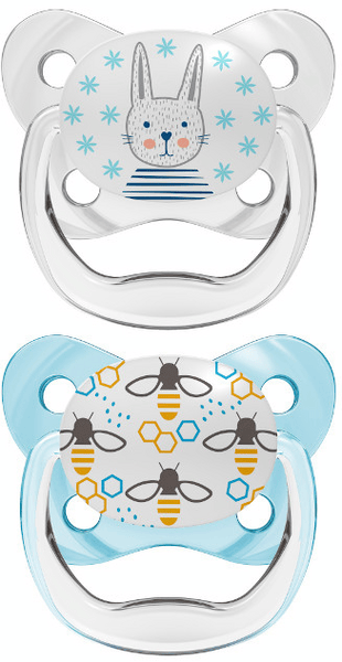 Dr. Brown´s Chupete Prevent Escudo Mariposa Azul 0-6m 2 uds