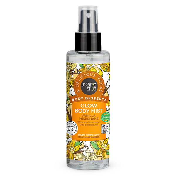 Brume corps glow Milkshake Vanille 200ml