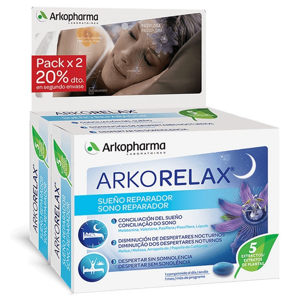Arkopharma Arkosueño Sueño Reparador 2X30 Comprimidos