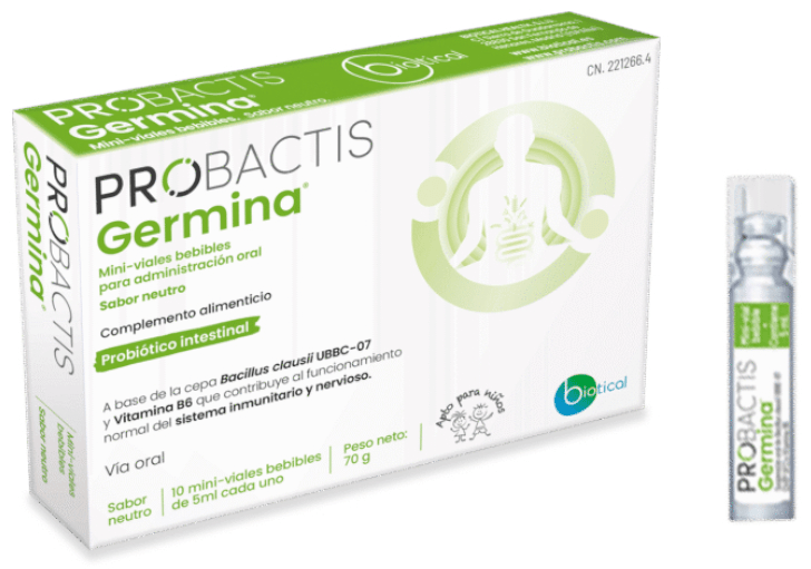 Probactis Germina Sabor Neutro 10 Mini Viales