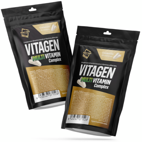 Hypertrophy Nutrition Vitagen Multivitamin Complex 30 Cápsulas