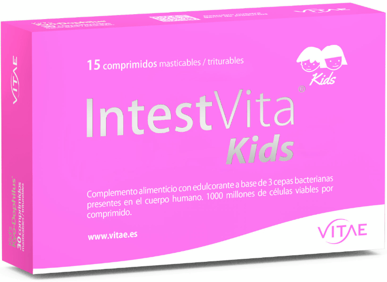 Vitae IntestVita Kids Probióticos Infantiles 15 Comprimidos
