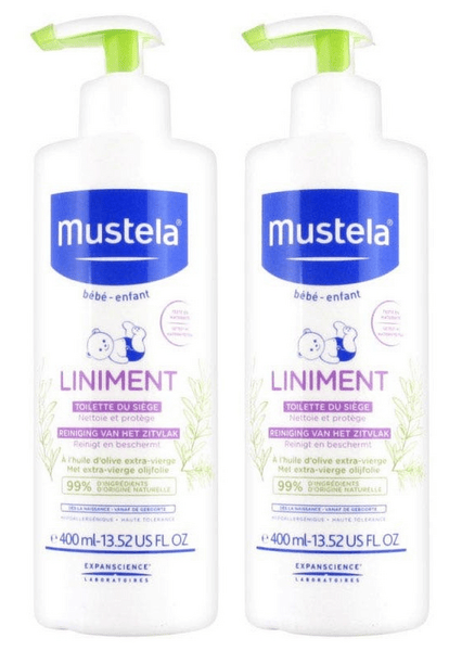 Mustela Linimento Higiene Zona del Pañal 2x400ml