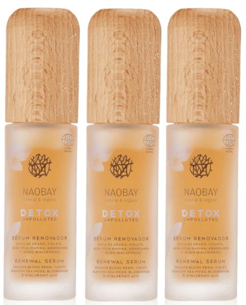 Naobay Sérum Renovador Detox Cosmos 3x30 ml