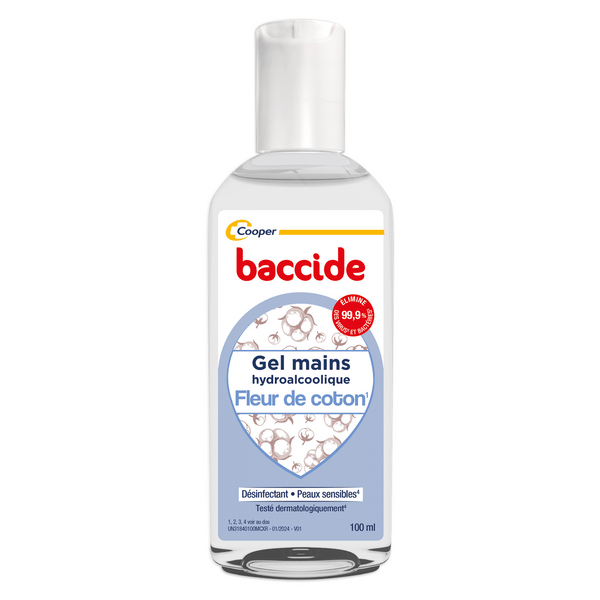 Désinfectant-Gel hydroalcoolique- Parfum Fleur de coton-100ml 2
