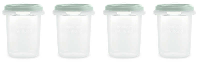 Miniland Set De 4 Herméticos Mint 250 Ml