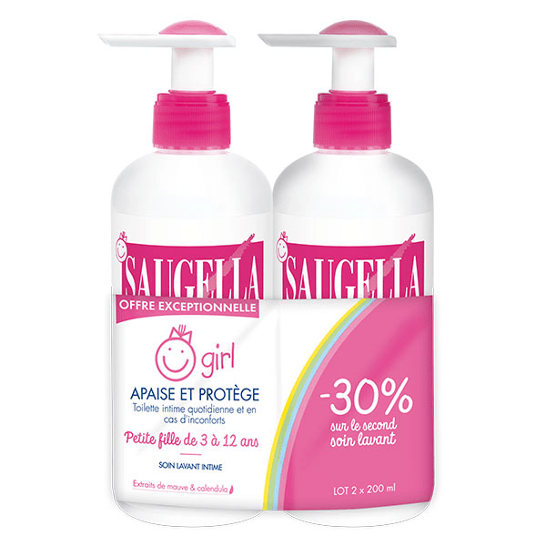 Girl Soin lavant intime féminin extraits Malva dès 3ans - 2x200ml 5