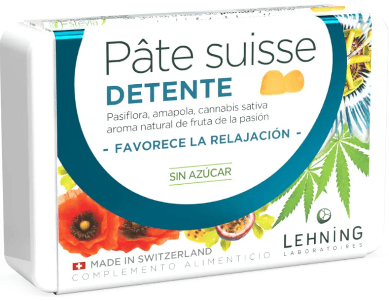 Lehning Pâte Suisse Détente Relajación 40 Caramelos De Goma