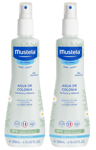 Mustela Agua Colonia Sin Alcohol 2x200 ml