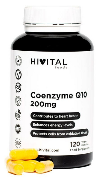 Hivital Coenzima Q10 200mg 120 Cápsulas