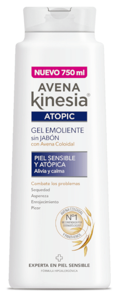 Avena Kinesia Gel De Baño Emoliente 750 Ml