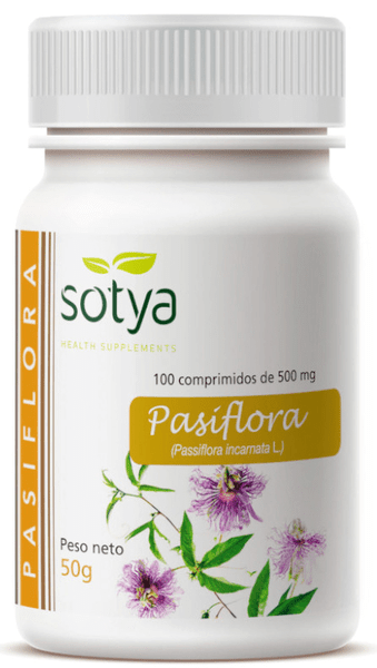 Sotya Pasiflora 500 Mg 100 Comprimidos