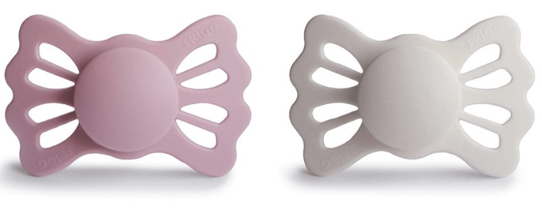 Frigg Chupetes Silicona Lucky Primrose/Silver +6m 2 uds