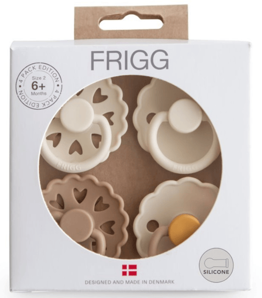 Frigg Chupetes Silicona Mixed Snowflake Dream +6m 4 uds