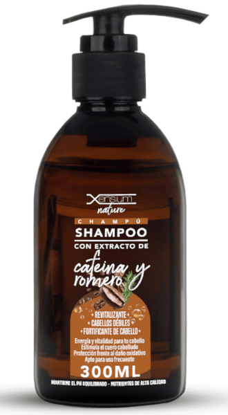 Xensium Nature Champú Extracto De Cafeína Y Romero 300 Ml