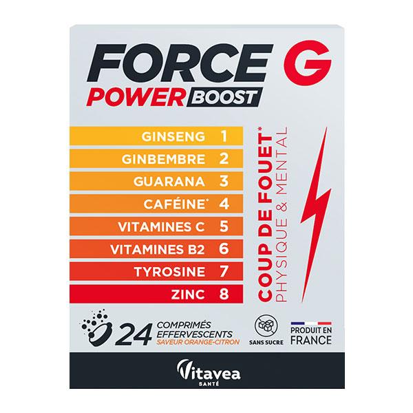 Force G Power Boost physique et mental - 24 comprimés effervescents 3