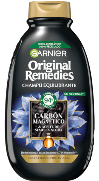 Garnier Carbón Original Remedies Champú 400 Ml
