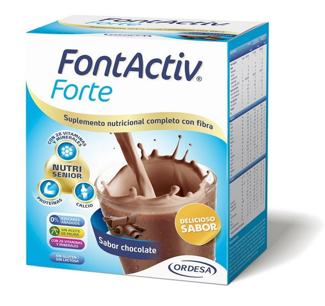 FontActiv Forte Sabor Chocolate 14 Sobres