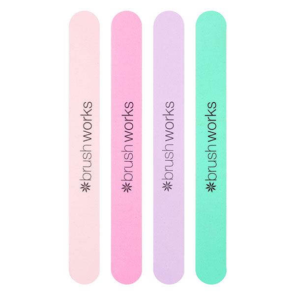 Lot de 4 de limes à ongles pastel