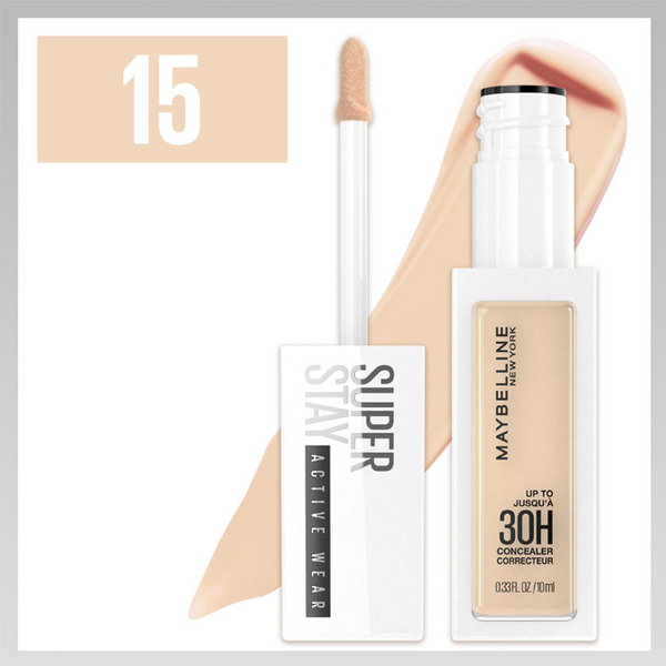 Maybelline Superstay Active Wear Corrector Tono 15 Light