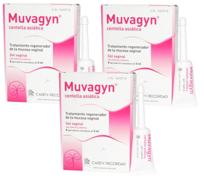 Muvagyn Centella Asiática Gel Vaginal 3x8 uds