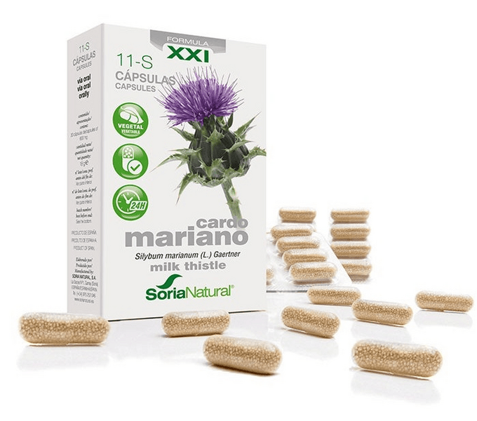 En Oferta Soria Natural Cardo Mariano 11-S 30 Cápsulas