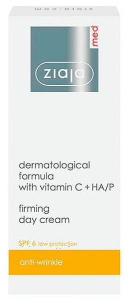 Ziaja Med Crema de Día Antiarrugas y Reafirmante Vitamina C y HA/P 50 ml