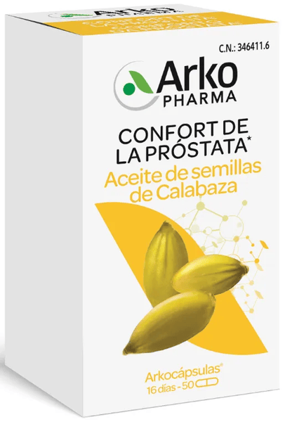 Arkopharma Hombre Arkocápsulas Aceite Semillas De Calabaza 50 Cápsulas