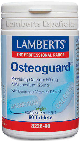 Lamberts Osteoguard Calcio, Magnesio, Boro, Vitaminas D3 y K1 90 Tabletas