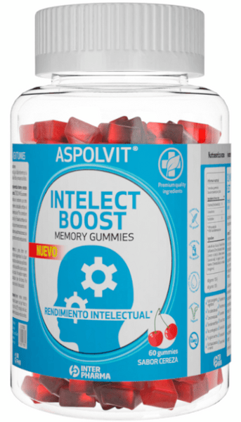 Aspolvit Cereza Intelect Boost Memory Gummies 60 Uds - Imagen 2