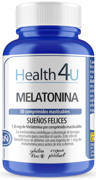 H4U Melatonina 30 Comprimidos Masticables