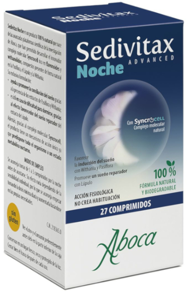 Aboca Sedivitax Advanced Noche 27 Comprimidos