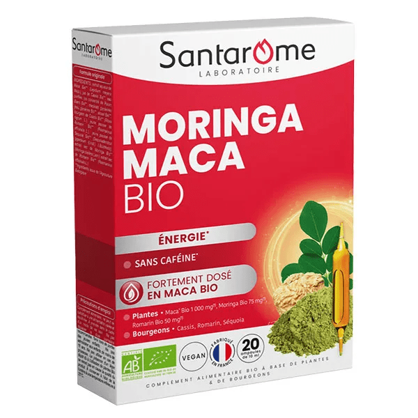 - Moringa Maca Bio - Energie sans caféine - 20 ampoules 2