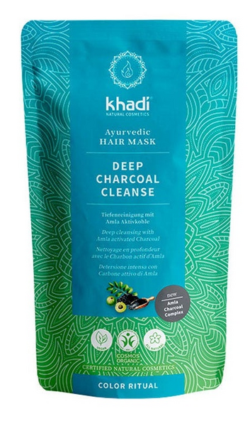 Khadi Mascarilla Capilar Detox Carbón Activado 50g