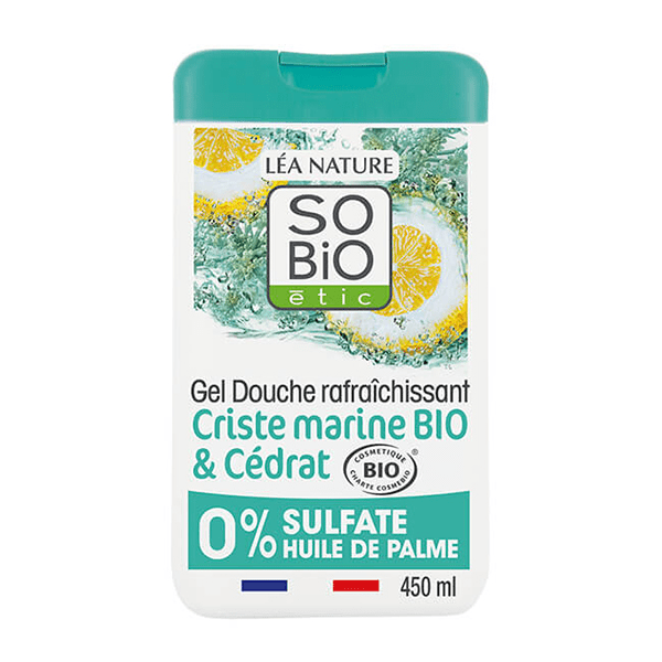 Gel Douche Rafraichissant Cédrat et Criste Marine Bio 450ml 2