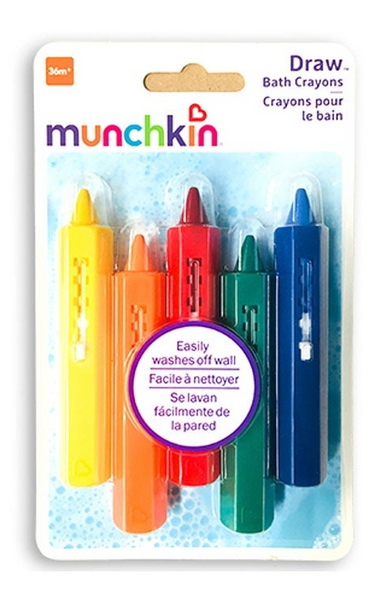 Munchkin Draw Pinturitas Para El Baño 5 Unidades