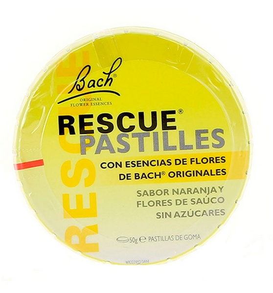 Bach Rescue Pastillas Naranja Y Sauco 50 Gr