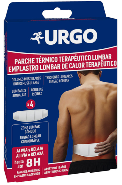 Urgo Parche Térmico Terapéutico Lumbar 4 Uds