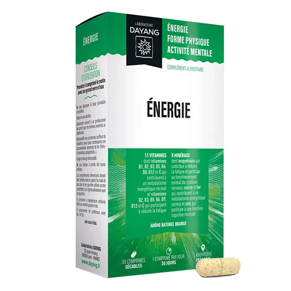 Énergie arôme orange 30 comprimés