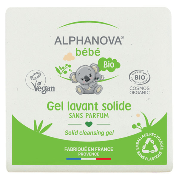 Bébé Gel Lavant Solide Bio à l'Huile d'Olive 100g 5