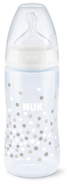 Nuk Biberón First Choice PP Silicona Talla 1M 0-6meses Blanco 300 ml