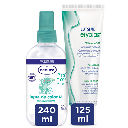 Nenuco Agua de Colonia Spray 240 ml + Eryplast Lutsine E45 Pasta al Agua  200 gr - Atida