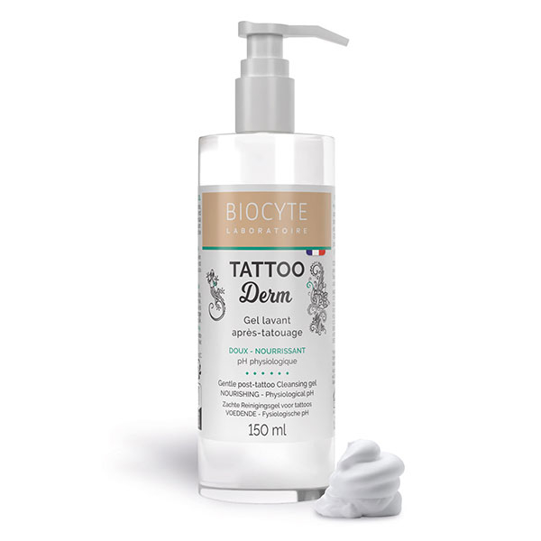- Gel lavant après-tatouage - Doux PH physiologique - 150ml