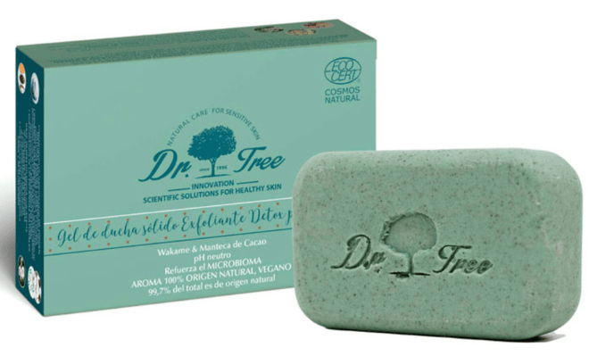 Dr. Tree Gel de Ducha Sólido Exfoliante Cosmos Piel Sensible 120gr