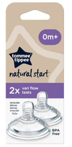 Tommee Tippee Tetina Natural Start Flujo Variable +0m 2 Uds